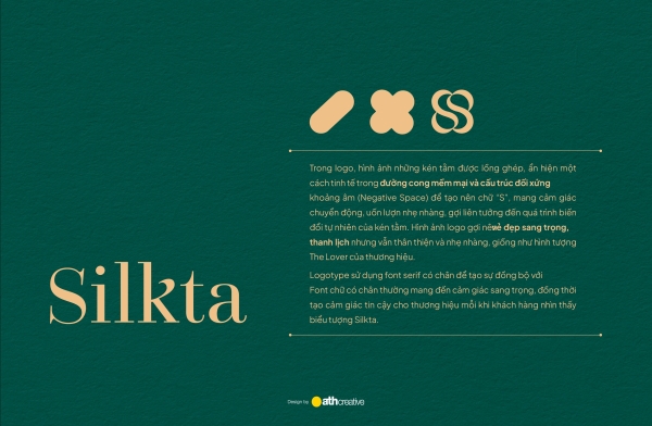 THIẾT KẾ BỘ NHẬN DIỆN THƯƠNG HIỆU KHĂN LỤA SILKTA